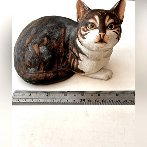 Collectable Cat handpainted limited edition “Fascination” by Eric Tenney. - Picture 4 of 7